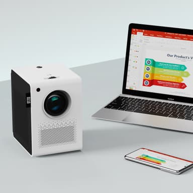 WiFi Bluetooth-miniprojektori D5000 Full HD 1080P / 4K
