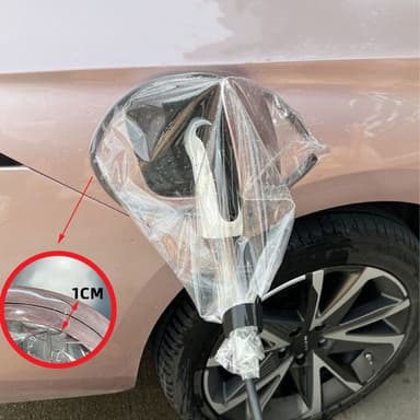 Magneettinen vedenpitävä suoja sähköautojen latauspistorasioihin Läpinäkyvä