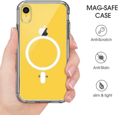 iPhone XR kännykkäkuori MagSafe-laturille Transparent