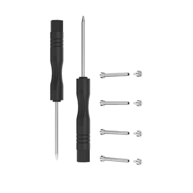 Liitinrannekkeen ruuvitanko-korvakkeen sovitin Musta 15 mm Garmin 235/15 mm