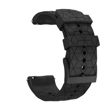 Suunto Spartan Sport Wrist HR/9 Baro/9/D5/7 rannekoru (24 mm) silikoni Musta  model 1