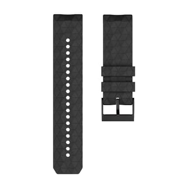 Suunto Spartan Sport Wrist HR/9 Baro/9/D5/7 rannekoru (24 mm) silikoni Musta  model 1