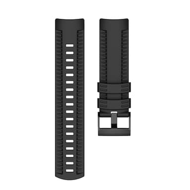 Suunto Spartan Sport Wrist HR/9 Baro/9/D5/7 rannekoru (24 mm) silikoni Musta  model 2