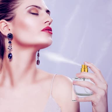 Uudelleentäytettävä hajustesuihkepullo lasipullo Kulta 50 ml