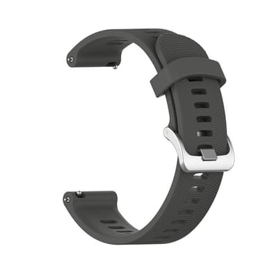 Kellon ranneke Garmin Forerunner 245 silikonille Harmaa 20 mm
