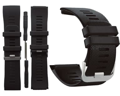 Garmin Vivoactive HR silikoniranneke Musta