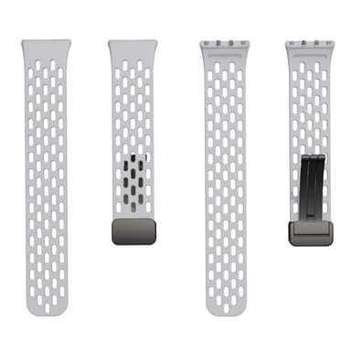 Magneettinen solkikellohihna Samsung Galaxy Fit 3:lle Harmaa