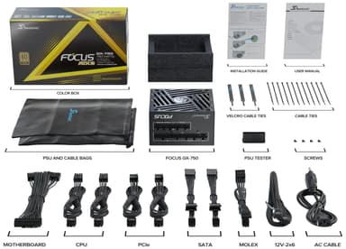 Seasonic FOCUS GX-750 750 W virtalähde