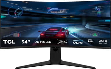 TCL 34R83Q WQHD QD-Mini LED monitor