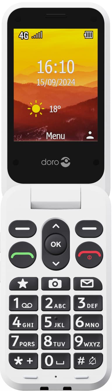 Doro Leva L21 matkapuhelin (punainen)