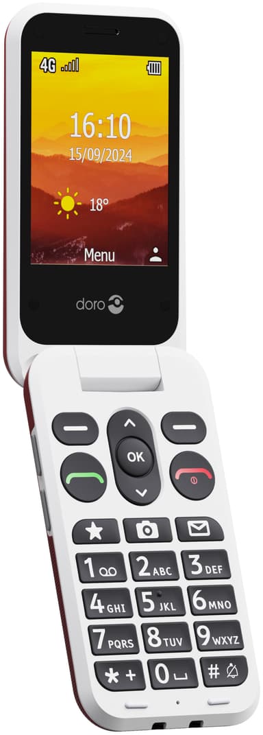 Doro Leva L31 matkapuhelin (punainen)