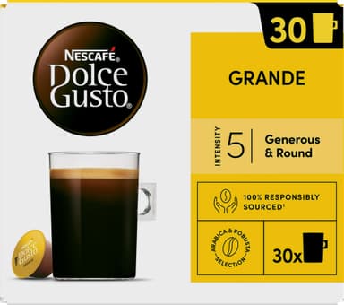 NESCAFÉ Dolce Gusto Grande kahvikapselit (30 kpl)