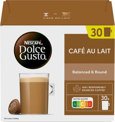 NESCAFÉ Dolce Gusto Café au Lait kahvikapselit (30 kpl)