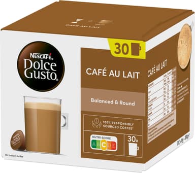NESCAFÉ Dolce Gusto Café au Lait kahvikapselit (30 kpl)