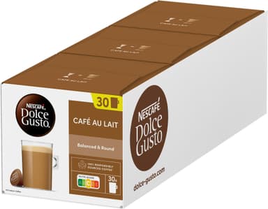 NESCAFÉ Dolce Gusto Café au Lait kahvikapselit (30 kpl)