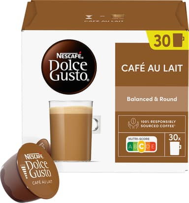 NESCAFÉ Dolce Gusto Café au Lait kahvikapselit (30 kpl)