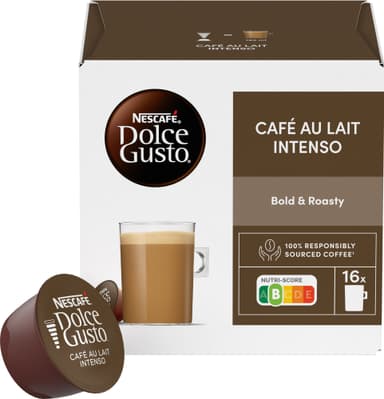 NESCAFÉ Dolce Gusto Cafe au Lait Intenso kahvikapselit (16 kpl)