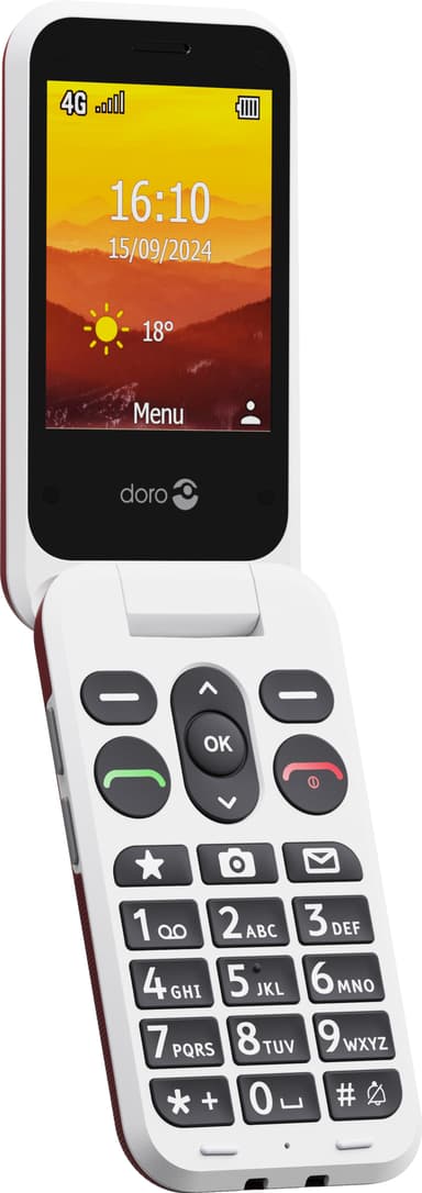 Doro Leva L21 matkapuhelin (punainen)