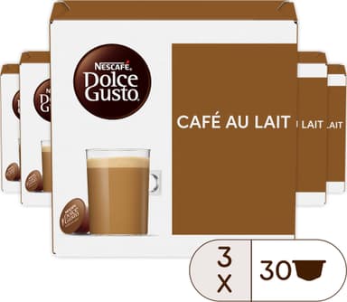 NESCAFÉ Dolce Gusto Café au Lait kahvikapselit (30 kpl)