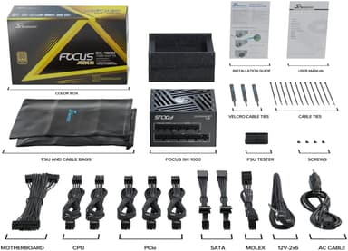 Seasonic FOCUS GX-1000 1000 W virtalähde