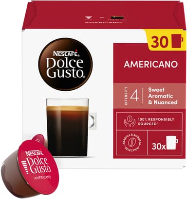NESCAFÉ Dolce Gusto Americano kahvikapselit (30 kpl)