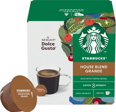 Starbucks House Blend by NESCAFÉ Dolce Gusto kahvikapselit (12 kpl)