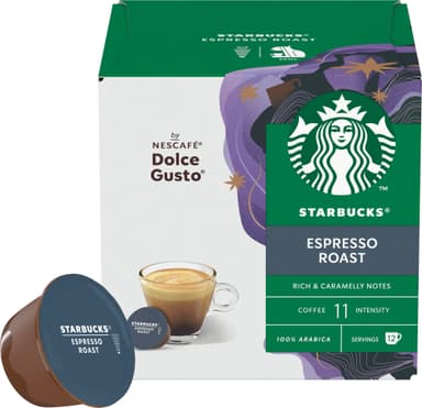 Starbucks Espresso Roast by NESCAFÉ Dolce Gusto kahvikapselit (12 kpl)