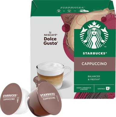 Starbucks Cappuccino by NESCAFÉ Dolce Gusto kahvikapselit (12 kpl)