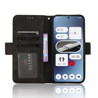 Nothing Phone (2a) Nahkakotelo Useita Korttipaikkoja Magneettinen Sulkeminen Puhelinkotelo