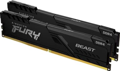 Kingston FURY Beast 32 GB DDR4 RAM muisti 3200 MT/s CL16 (musta)