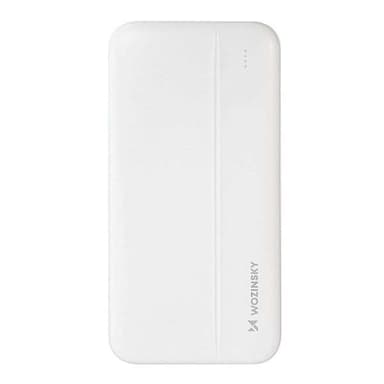 Wozinsky Powerbank 10000mAh 2xUSB:llä - valkoinen