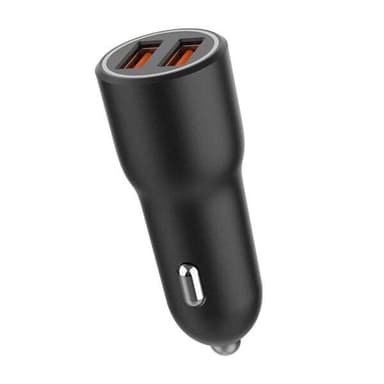 Autolaturi, jossa on 2xUSB 18W QC3.0