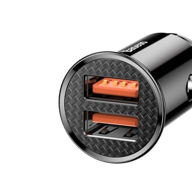 Auton laturi 2xUSB QC3.0 5A 30W