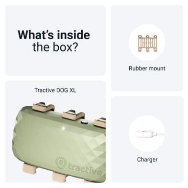  Tractive DOG XL koiran GPS-paikannin (vihreä)