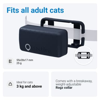  Tractive CAT Mini kissan GPS-paikannin (sininen)