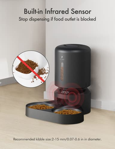 Petlibro Granary Dual kissan ruokinta-automaatti 5L (musta)