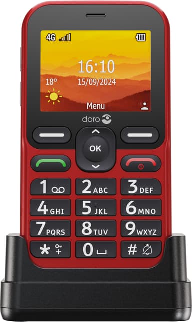 Doro Leva L11 matkapuhelin (punainen)