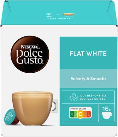 NESCAFÉ Dolce Gusto Flat White kahvikapselit (16 kpl)