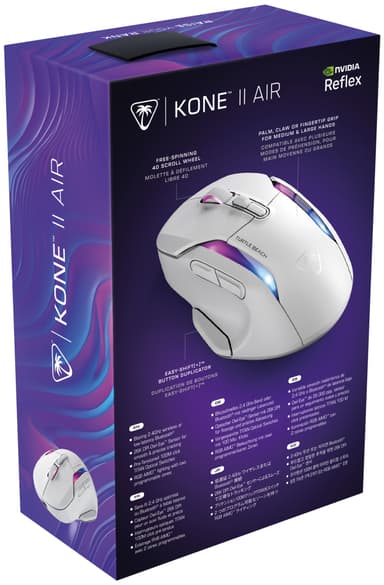 Turtle Beach Kone II Air langaton pelihiiri (valkoinen)