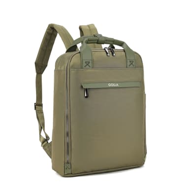 GOLLA Orion Laptopryggsäck i nylon och läder 15.6"" - Grön
