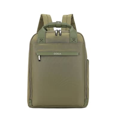 GOLLA Orion Laptopryggsäck i nylon och läder 15.6"" - Grön