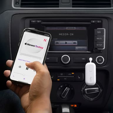 Twelve South AirFly Deluxe Bluetooth sovitin kuulokkeille (valkoinen)