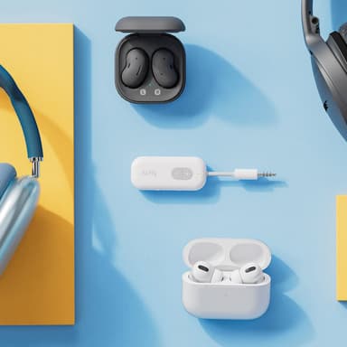 Twelve South AirFly SE Bluetooth sovitin kuulokkeille (valkoinen)