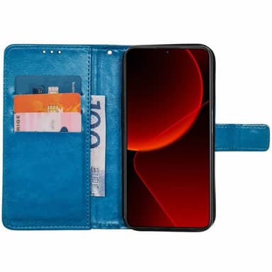 Lompakkokotelo 3-kortti Xiaomi 15 Pro - Vaaleansininen