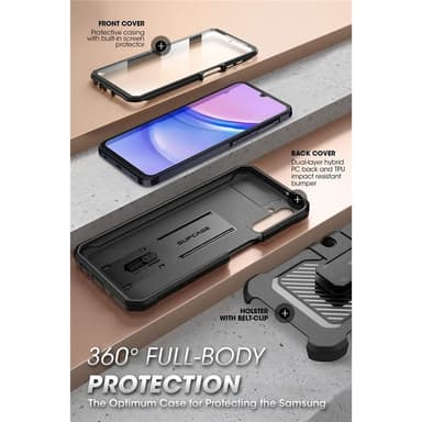 SUPCASE UB Pro kuori Samsung Galaxy A16 5G - Musta