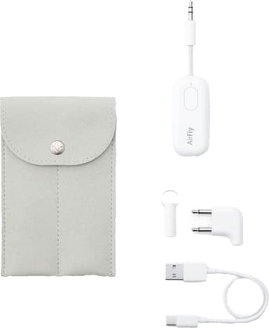 Twelve South AirFly Deluxe Bluetooth sovitin kuulokkeille (valkoinen)