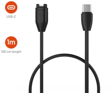 Fixed Garmin Watch USB-C latauskaapeli (1 m)