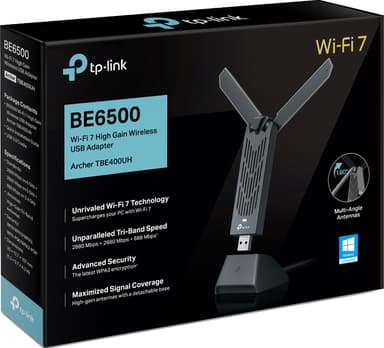 TP-Link Archer TBE400UH WiFi 7 verkkoadapteri