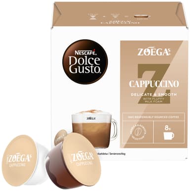 NESCAFÉ Dolce Gusto Zoégas Cappuccino kahvikapselit (16 kpl)
