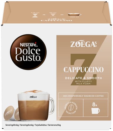 NESCAFÉ Dolce Gusto Zoégas Cappuccino kahvikapselit (16 kpl)